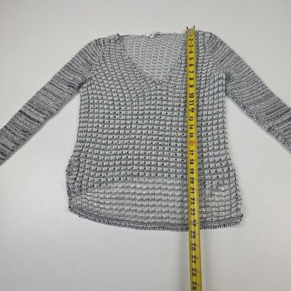 Helmut Lang Italian Yarn Crochet Sweater Size Small Bohemian - Picture 6 of 13